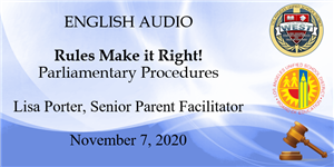 SSC Training Parliamentary Procedures in English 